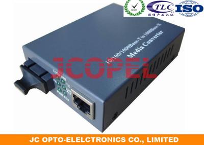 China Fast Ethernet Managed Media Converter SC Dual Fiber 156×128×32 mm 85VAC - 265VAC for sale