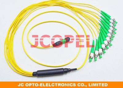 China 12Core MTP / MPO - FC/ APC Fiber Optic Patch Cord Single Mode Fiber Cable for sale