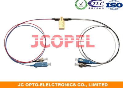 China T Back Fiber Optic Switch 2 in 2 out 1260nm - 1650nm Wavelength Bypass 48 channels for sale