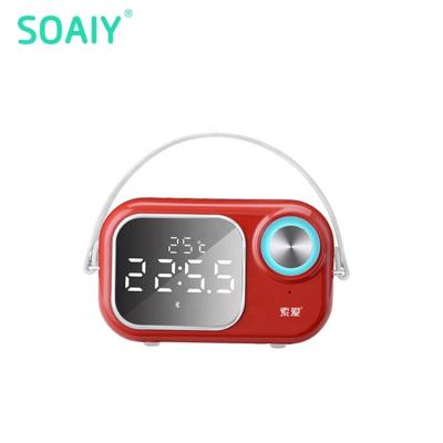 China SOAIY E16 Wireless Customizable Manufacturers Logo Portable Blue Tooth Speaker With FM Radio for sale