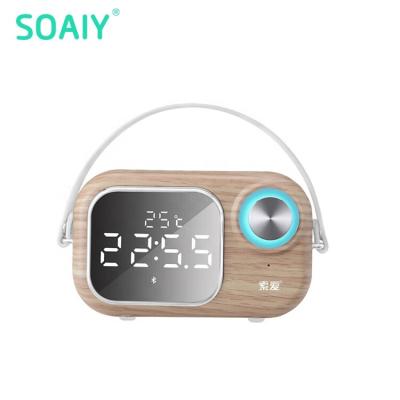 China SOAIY E16 blotooth speaker stereo radio inalambrico wireless bluetooth music box for sale