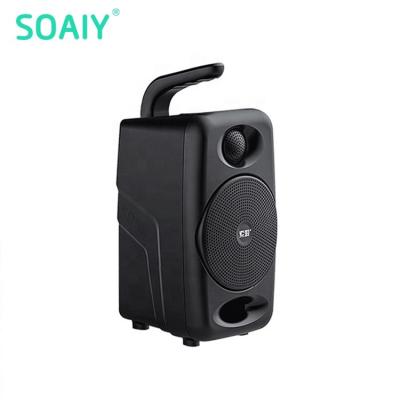 China Blue tooth AUX. 5.0 Bass SOAIY Dropshipping Portable Wireless Chinese Version Alto Falante Hi-fidelity U Disc Wireless Portable Outdoor Speaker for sale