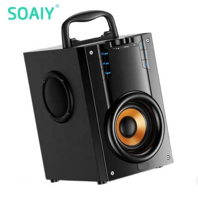 China SOAIY Portable Wireless Powered Loudspeaker Karaoke Music Outdoor Speakers Loud Loud High Quality Loudspeaker Wireless Large for sale