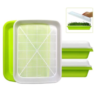 China Seed Tray Garden Greenhouse Growing Tray Case Grow Box Vegetable Sowing Seed Tray Garden Greenhouse Planting Plates for sale