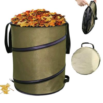 China Goods 10 24 30 Gallon Collapsible Reusable Plastic Heavy Duty Gardening Bags for sale