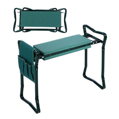 China Factory Wholesale Durable Iron EVA Washable Foldable Gardening Kneeler Chair for sale