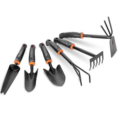 China Durable Anti Slip Steel Handle Rake Garden Shovel Outdoor Camping Tools for sale