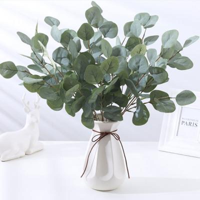 China Wholesale Minimalist Eucalyptus Leaves Home Decor Wedding Artificial Plants for sale