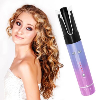 China Portable Automatic Automatic Curling Irons Rotating Ceramic USB Charging Wireless Automatic Hair Curler for sale