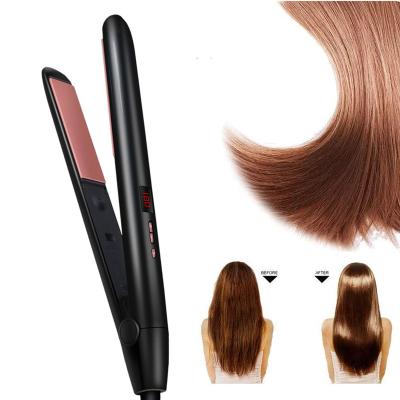 China Professional 450F Infrared Ceramic Fast Heat Straightener Hotel Hair Flat Iron for sale