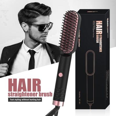 China Hair Straightener 2 in 1 Professional Hair Straightener Beard Straightening Comb Flat Iron Hot Comb for sale