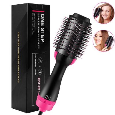 China Comb+Hair Smooth+hair Drying Hot Selling Custom LOGO Electric Hair Dryer Straightener Private Label Brush for sale