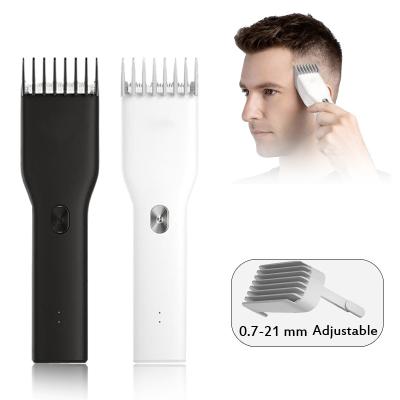 China HAIR Portable USB Charge Nano Ceramic Cordless Hair Clippers Cutter Men Adult Hair Trimmers Shavers for sale