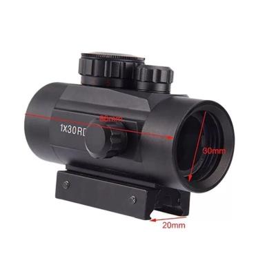 China 1X30 Red Green Hunting Dot Sight Scope Optic Collimator Holographic For Shot Gun 11/20mm Rail Mount LAIKE-MZJ-5 for sale