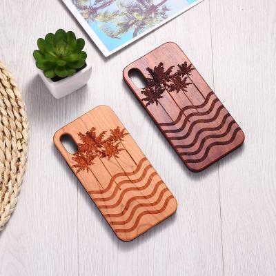 China Custom Solid Wooden Cases Shockproof TPU Case Impact Protection Mobile Phone Cases For iPhone 11 12 13 Pro Max for sale