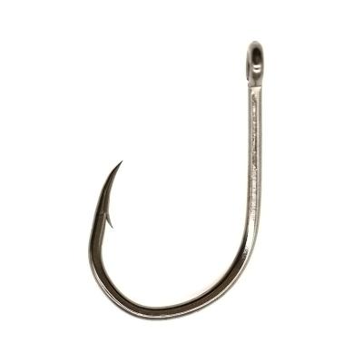 China Customized Eye 10829 SOI Big Gun Heavy Duty Stainless Steel Size Sea Straight Surfing Hooks For Saltwater Freshwater for sale