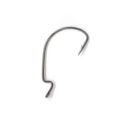 China General Fishing 7316 Hooks Jig Strong Black Offset Artificial Bait Hooks Factory Sales Factory Sales Customized Size Directly for sale