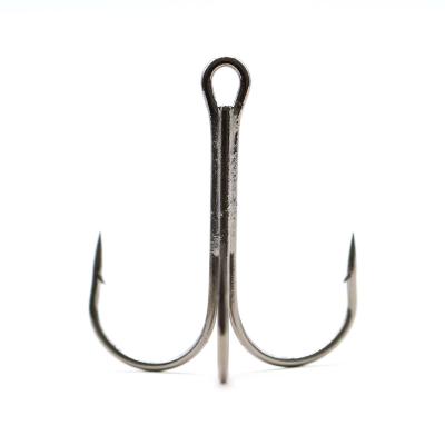 China Bent Treble 35647 Regular Round High Carbon Steel Bait Fishig Hook Factory Directly Sales For Saltwater Freshwater for sale