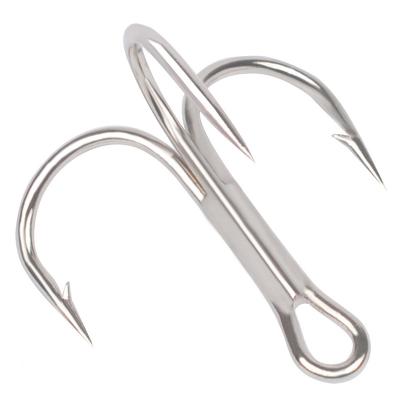 China Regular/Forged 35647 Hook Factory Sales Nice Size Stainless Steel Quality Customized Treble Hooks Directly For Saltwater Freshwater for sale