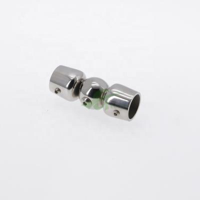 China Traditional Stainless Steel Round Pipe Square Fit Adjustable Tube Connector Elbow For Stair Railing / Tube Connector for sale