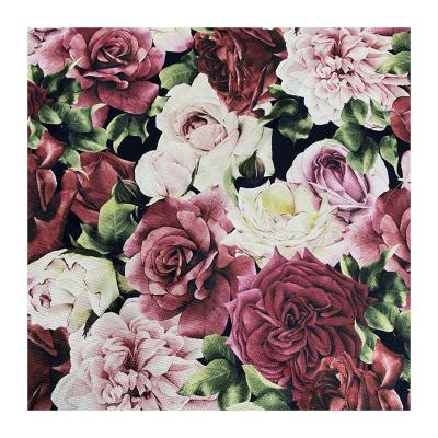 China Factory Manufacture Breathable Polyester Home Decor Manufacturers Various Printing Canvas Fabric for sale