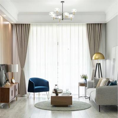 China High Quality Elegant Memory Polyester Blackout Curtain Washable Canvas Upholstery Fabric for sale