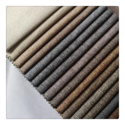 China 2022 Solid Classic Polyester Fabric Breathable Linen Fabric Sofa Solid Classic Upholstery Fabric For Sofas for sale