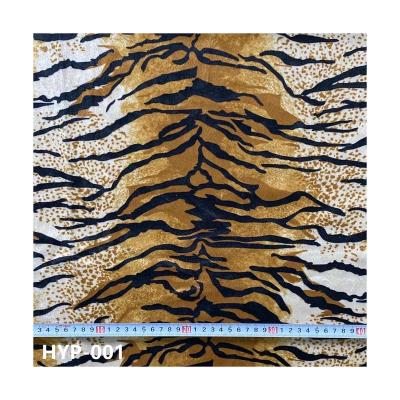 China Competitive Cost Soft Memory Polyester Custom Animal Skin Print Minky Plush Velvet Fabric for sale