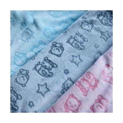 China Wholesale Custom Thick Double Suede Baby Flannel Fleece Fabric Roll on Sale for sale