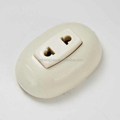 China Residential / General Purpose ABS Peru Bakelite Wall Outlet Ivory for sale