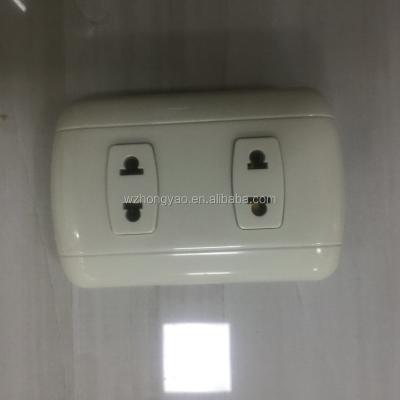 China High Quality Residential / General Purpose US Type Multi Wall Outlet Socket For 10amp for sale