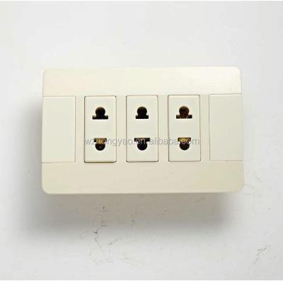 China Hot Seller High Quality Residential/General Purpose 15 Amp Universal 127 Volt Switch Socket Outlet for sale