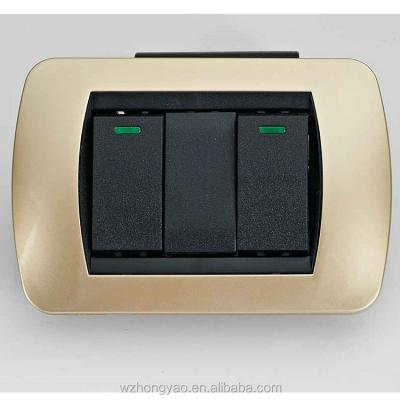 China 2 Gang 2 Way Plate Wall Switch Electrical Wall Switches TX8201 for sale