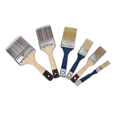 China Wholesale Custom High Quality Wall Painting Paint Brush With Wooden Handle for sale