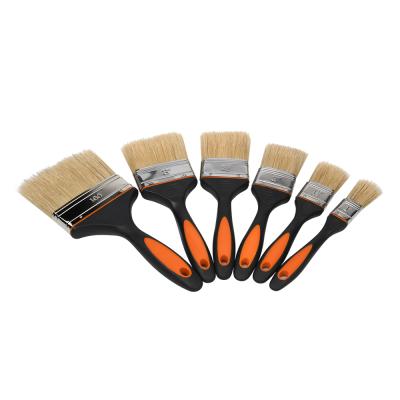 China 2021 New Product Paint Natural Rubber And Plastic Handle Paint Brushes for sale