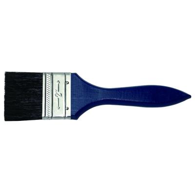 China Cheap Black Bristle Wooden Handle Paint Brush for sale