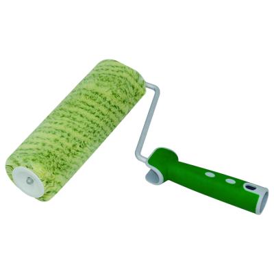 China Paint Surfaces Any EU Style Polyamide Green Stripe Paint Roller for sale