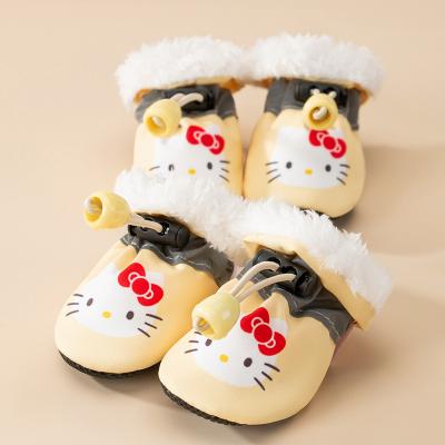 China Viable Dog Shoes Waterproof Cute Winter Rain Breathable Anti-Skid Shoes Deep Warm For Small Dogs Cats Booties Pet Outdoor Shoes for sale