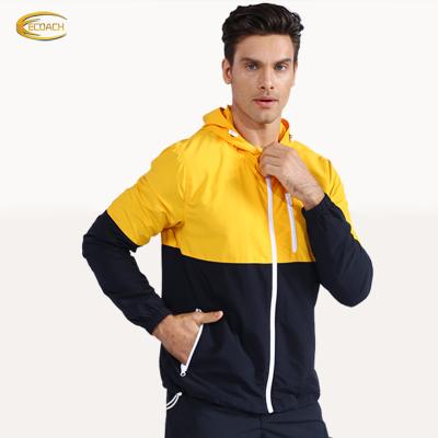 China Wholesale Breathable Two Tone Color Block 100%nylon Men's Ecoach Anorak High Quality Streetwear Anorak Empty Anorak for sale