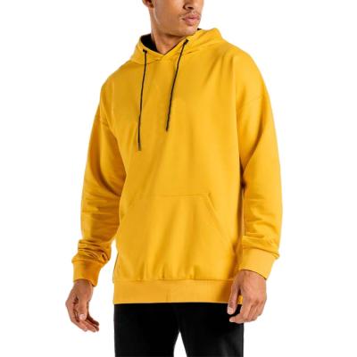 China Men's Extra Long French Terry Sweatshirt Custom Plain Blank Oversized Hoodies Anti-Shrink for sale