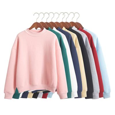 China OEM Wholesale Custom Round Neck Long Sleeve Fashion Anti Shrink Hot Ecoach Women Crop Sweatshirts for sale