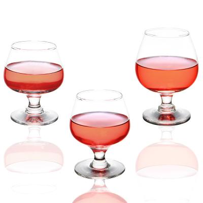 China Crystal Brandy Glass Cup Wine Glass small cognac glass wine glass can be Logo Gift Customized European and American style for sale