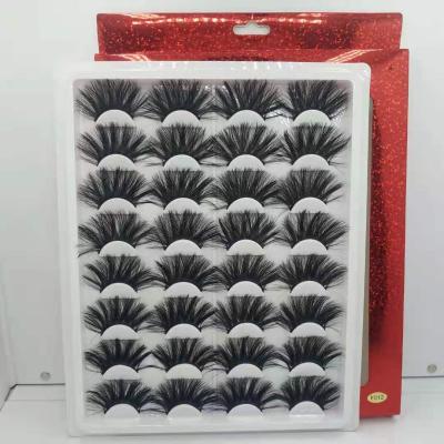 China Cruelty Free/25 Times Reusable/Hot Selling 3D Strip Faux Mink Fluffy Eye Wear Comfortable Lashes Sellers 25mm Faux Mink Lashes for sale