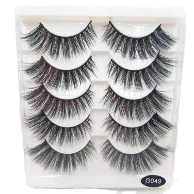 China Cruelty Free/25 Times Reusable Eyelash/Wear 2021 Hot Selling Wholesale Supplier Comfortable 18mm Mink Wispy Eyelashes for sale