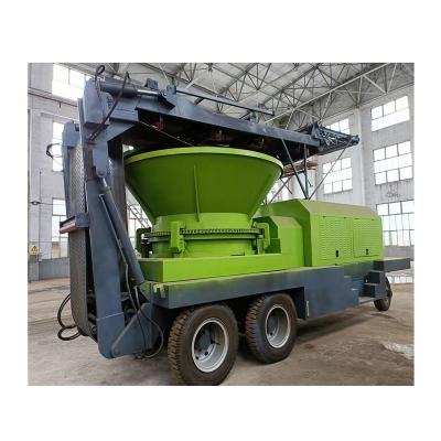 China crush wood logs making sawdust 20-30TPH diesel wood crusher machine for sawdust powder branch crusher machine wood chipper for sale