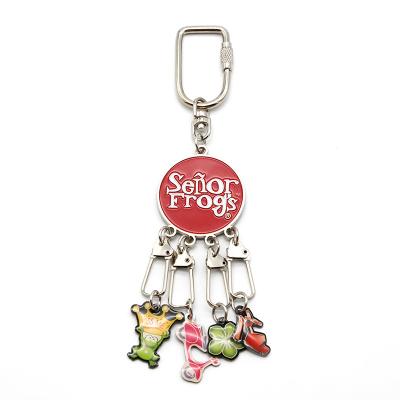 China Promotional Gifts Factory Direct Sales Customized To Color Keychains Brass Keychains Promotional Gifts for sale