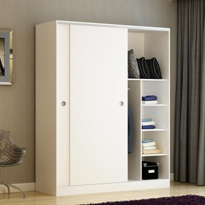 China Large Storage Capacity Sliding Clothes Storage Wardrobes Modern Wooden Bedroom Furniture for sale