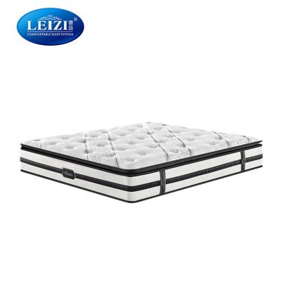 China China Manufacturer King Size Pillow Top Gel Foam Gel Foam Pocket Spring Bed Cooling Mattress for sale