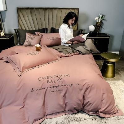 China 100% Cotton Queen Nondisposable Luxury King Size Comforter Bedding Home Set for sale