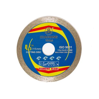 Cina 4.5inch Diamond Saw Blades For Porcelain a 3 pollici piastrella il disco di taglio delle mattonelle di 115x22.23mm 115mm in vendita